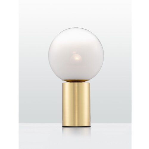 Nova Luce Bijela/u zlatnoj boji staklena stolna lampa (visina 35,5 cm) Vita &amp;ndash; Slike