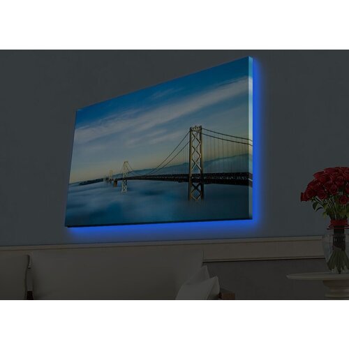 Wallity Slika sa LED osvetljenjem 4570HDACT-030, 45x70 cm Cene