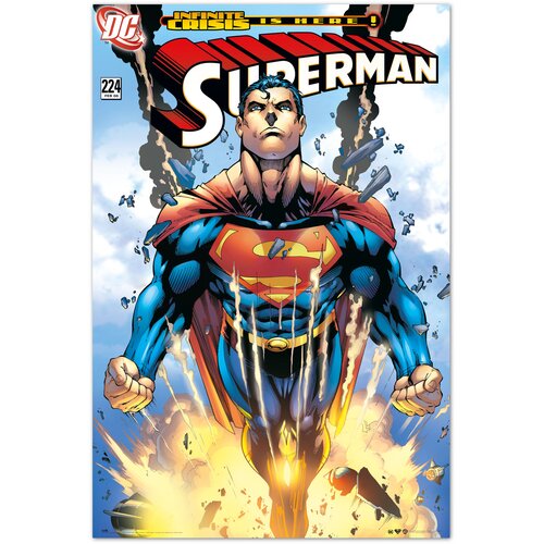 DC Comics PLAKAT SUPERMAN INFINITE CRISIS JE TU!, (20837605) Cene