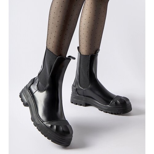 Gemre Black insulated chunky boots Albanese Cene