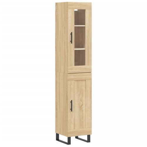 vidaXL Visoka omara sonoma hrast 34,5x34x180 cm inženirski les, (20818880) Cene