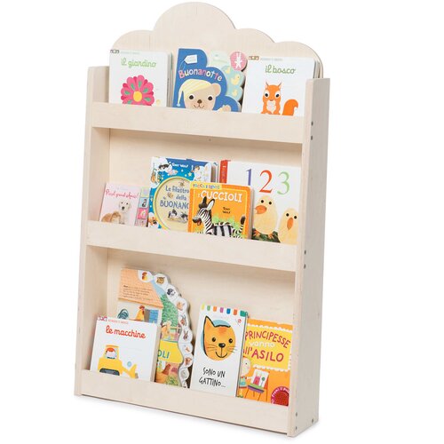 Mobli Dotty, Natural Haus, polica za dječje knjige, Montessori, višestruka, 60 × 95 × 13 cm Cijene