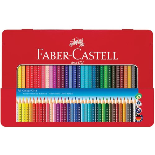  Boje drvene 36boja metalna kutija grip 2001 faber castell 112435 Cene