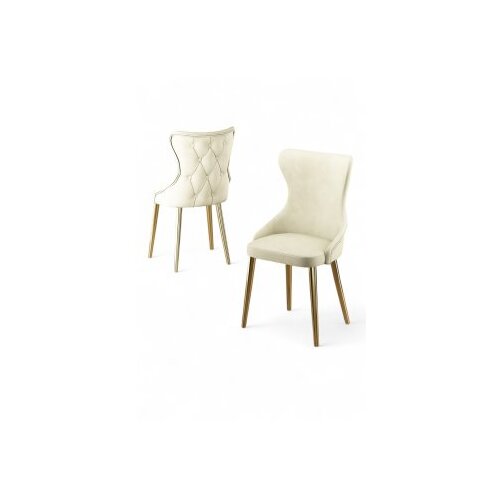 Hanah home Alpa set stolica, 85x59x98 cm, 4 dijela, krem Cene