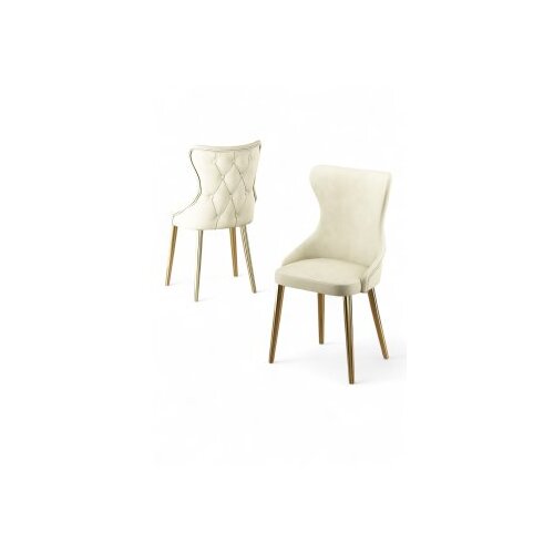 Hanah home set stolica (4 komada) alpa cream gold Cene