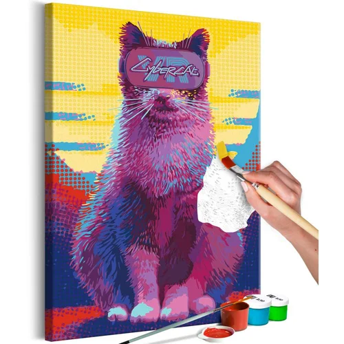  Slika za samostalno slikanje - Cybercat 40x60