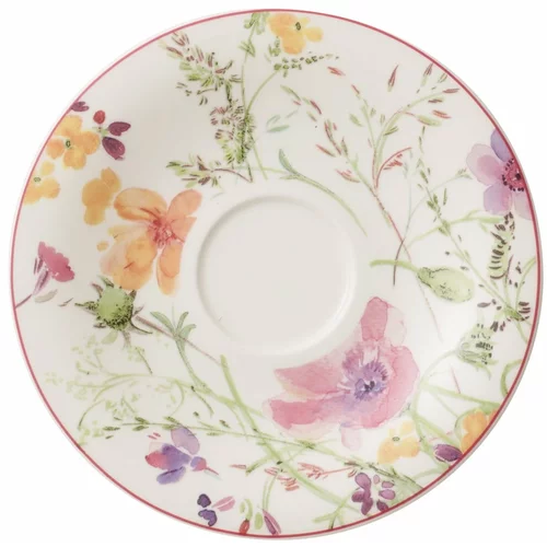Villeroy & Boch Porcelanski krožnik z motivom cvetja Mariefleur Tea, ⌀ 16 cm