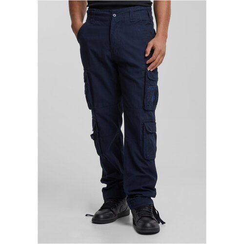 Brandit Pure Slim Fit trousers in a navy design Slike
