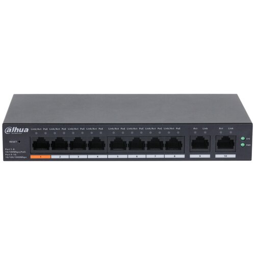 Dahua CS4010-8ET-60 10-Port cloud managed desktop switch with 8-Port poe Slike