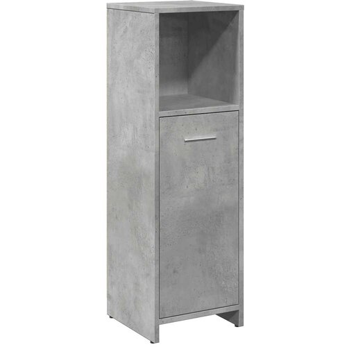 Maison Chic Kopalniška omarica - Kopalniški kabinet betonsko siva 30x30x95 cm iverna plošča, (21794965) Cene