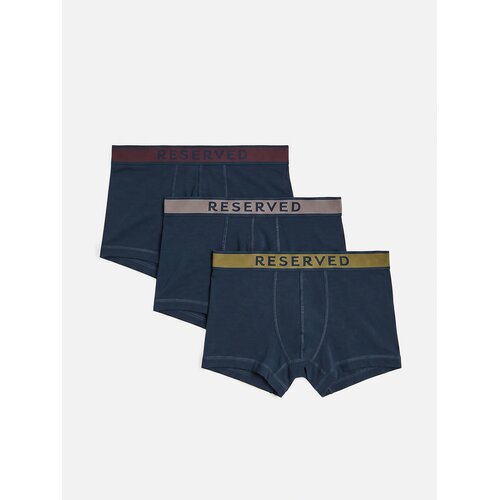 Reserved Bokserice Classic od lyocella, 3 kom. - mornarsko plava Cijene