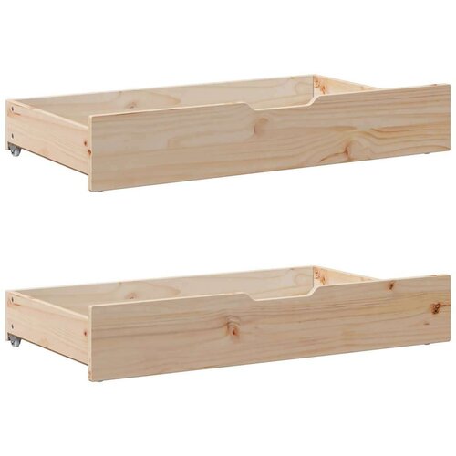 VidaXL Okvir kreveta bez madraca 135 x 190 cm od masivne borovine Slike