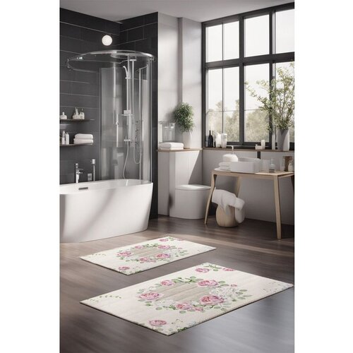  CT-5221 multicolor bathmat set (2 pieces) Cene