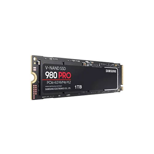 Samsung SSD 980 PRO 1TBNVMe M.2,PCIe Gen 4.0 x47000MB/s read,5000MB/s write