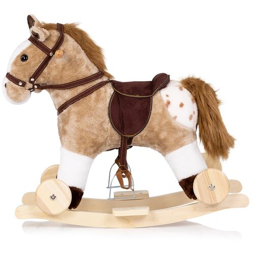 Chipolino igračka na luljanje sa kotačima Horse - beige Slike