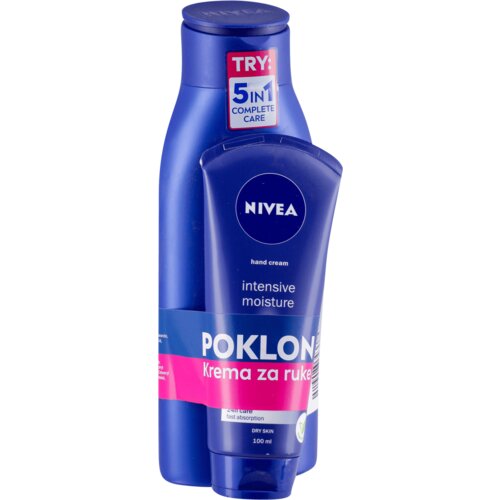 Nivea mleko za telo 400ml+krema za ruke 100ml gratis Cene