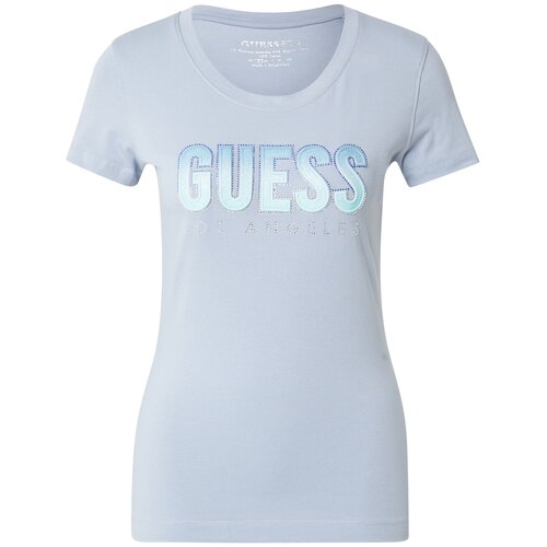 Guess Majica akvamarin / golublje plava / prozirna Cijene