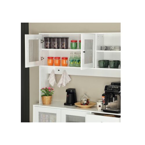 Hanah home Vi&amp;scaron;enamenska komoda Grano 140, 140 x187 x40 cm, Bijela Slike