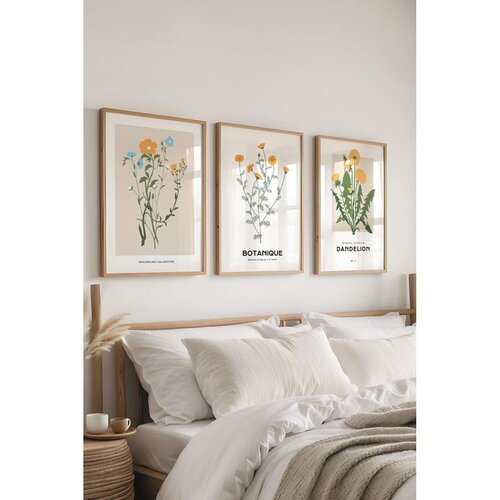 WALLXPERT Ç-300481 - 3040 multicolor dekorativni set slika (3 komada) Cene