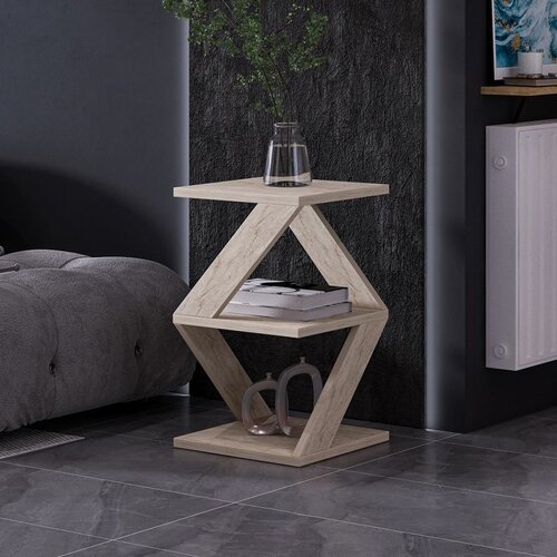 Hanah home albeni - travertine travertine side table Cene