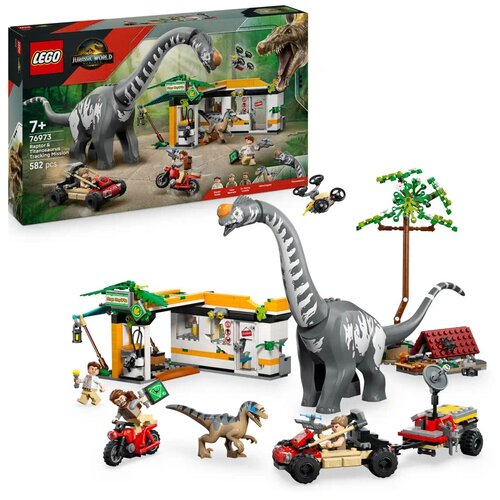 Lego Jurassic World Raptor &amp;amp; Titanosaurus Tracking Mission &amp;scaron;tevilka 76973 Slike