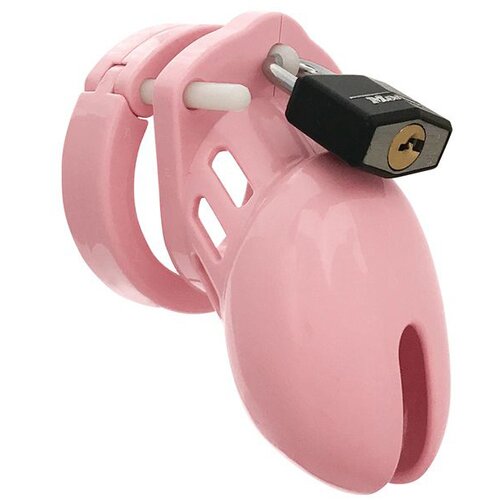 CB-X CB6000S Chastity Cage Solid Pink Cene