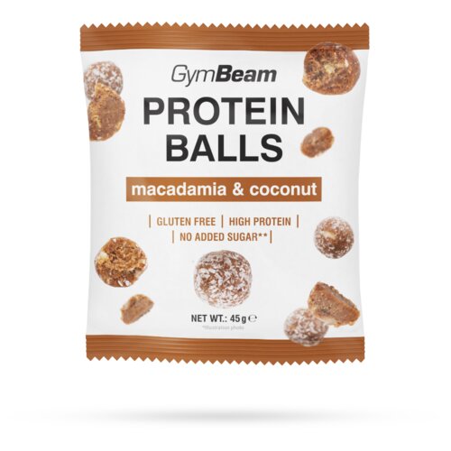 GymBeam protein balls 45 г macadamia & coconut Cene