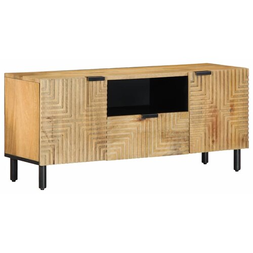 vidaXL TV omarica rjava 105x33x46 cm masivni les Mango Cene