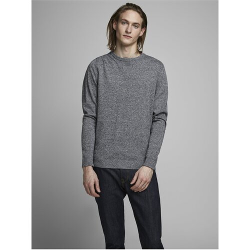 Jack & Jones Dark blue striped basic sweater Basic - Men's Cene