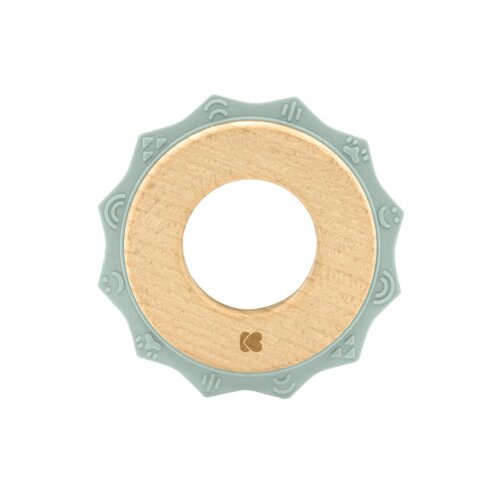 Kikka Boo drvena igračka sa silikonskom glodalicom gear mint ( KKB21057 ) Cene