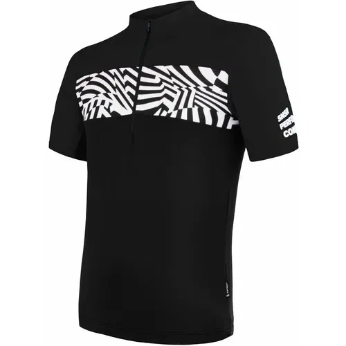 Sensor Men's Jersey Cyklo Miles Black