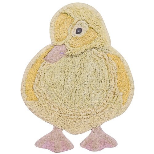 Lorena Canals Rumena pralna/ročno tkana bombažna otroška preproga 95x120 cm Ducky – Cene