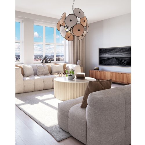  ByRydens 4202290-4002 - Visilica na sajli CAPPELLO 4xE14/5W/230V Slike
