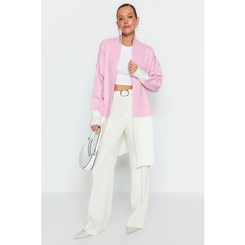 Trendyol Powder Shawl Collar Knitwear Cardigan Slike