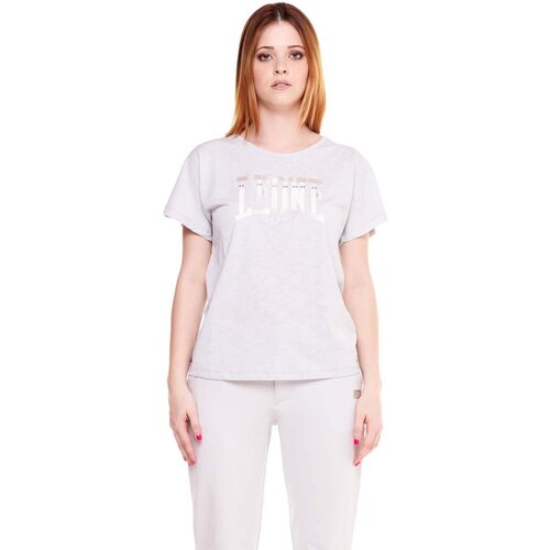 Leone 1947 Majice s kratkimi rokavi Woman T-Shirt Short Sleeves Crystal Siva Cene