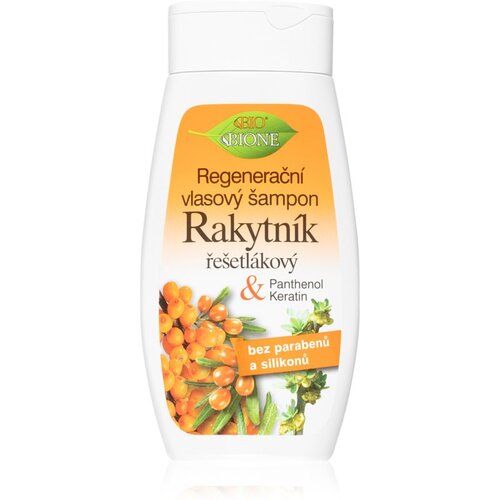 Bione Cosmetics Rakytn&amp;iacute;k regeneracijski &amp;scaron;ampon za lase 260 ml Slike