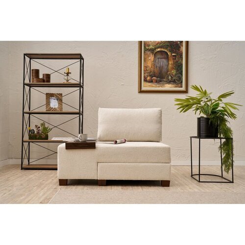Atelier Del Sofa Perenna Chenille Left fotelja na razvlačenje 116 &amp;times; 83 &amp;times; 93 cm, krem Slike