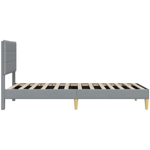  Okvir za krevet Svijetlo siva 80 x 200 cm tkanina - Svjetlosiva 80 x 200 cm Slike