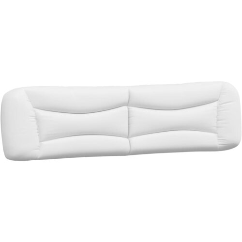 VidaXL Vzglavna stranica bela 200 cm umetno usnje, (21048571) Slike