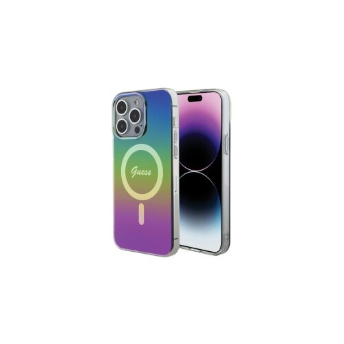  ORIGINALNA FUTROLA GUESS IML IRIDESCENT MAGSAFE HARDCASE GUHMP15LHITSK ZA IPHONE 15 PRO MULTICOLOR Cijene