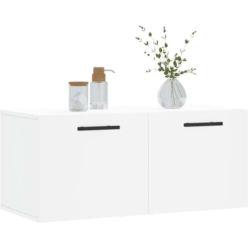 VidaXL Zidni ormarić bijeli 80 x 36 5 x 35 cm konstruirano drvo Slike