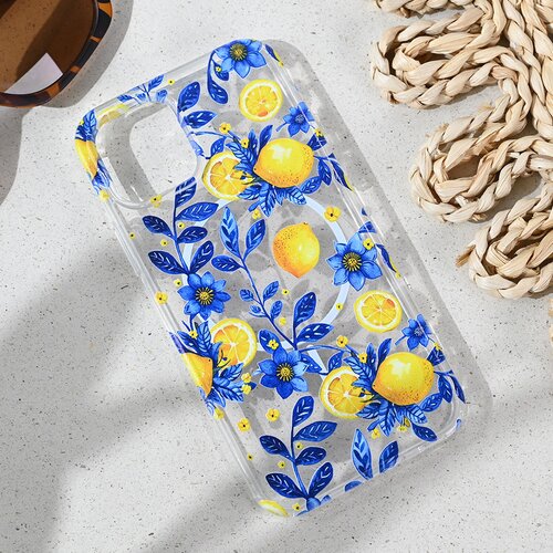  Maska za iPhone 12/12 Pro 6.1 Mediteran Lemon Print Magsafe Cene