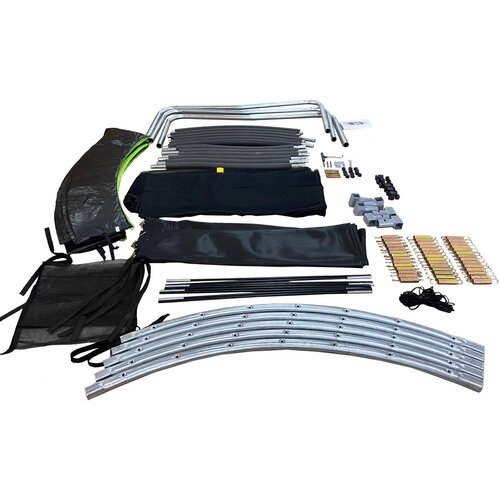  Trampolin 10ft - crno/zeleni Slike