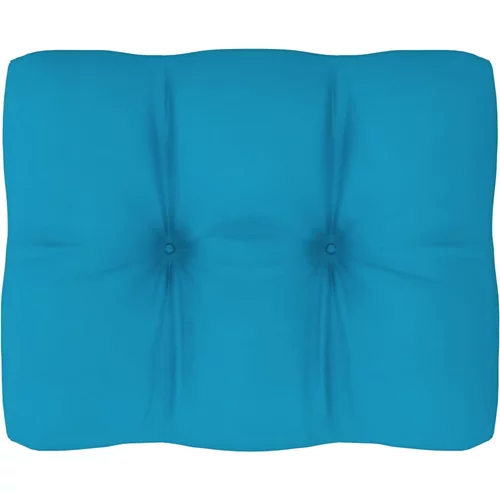 vidaXL Blazina za kavč iz palet modra 50x40x10 cm
