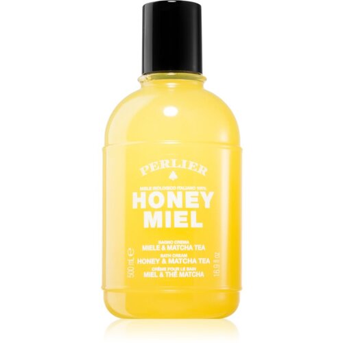 Perlier Honey Miel Honey &amp;amp; Matcha Tea krema za tu&amp;scaron;iranje i kupku 500 ml Slike