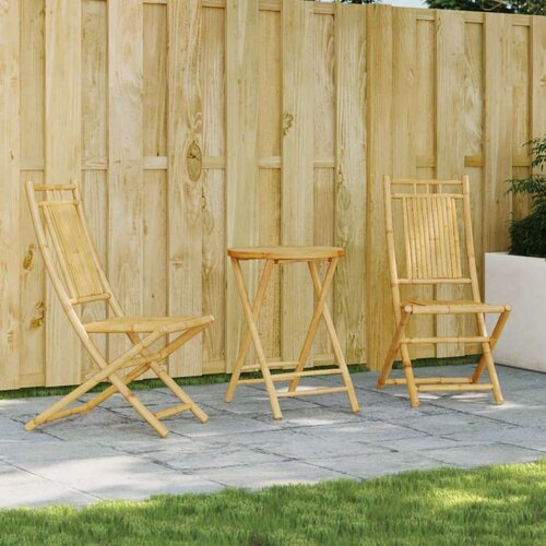 VidaXL 3-dijelni bistro set od bambusa Slike