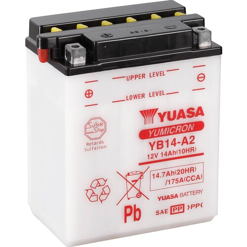 Yuasa YB14-A2 baterije za motorno kolo 12 V 14 Ah, (20426668) Cene