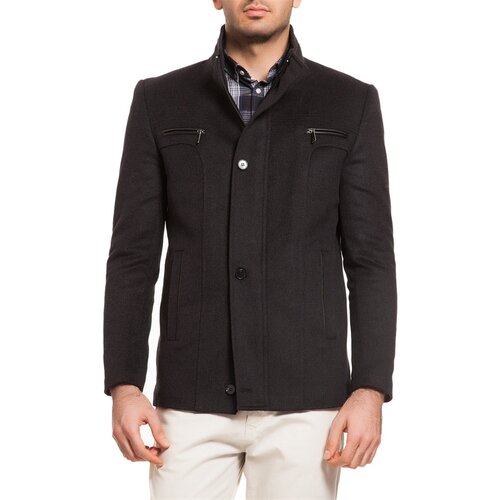 Dewberry K7126 MEN'S COAT-PATTERNED ANTHRACITE-5 Cijene