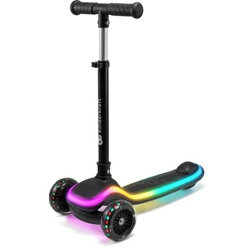 Kinderkraft romobil RAKET LED, Black Cene