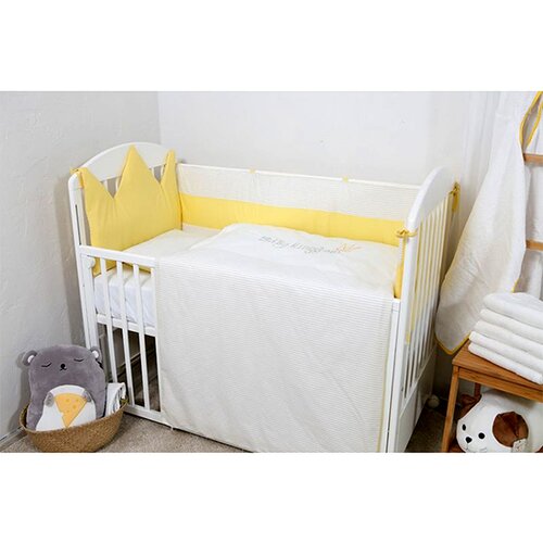  posteljina za bebe Krunica 1900 žuta Cene